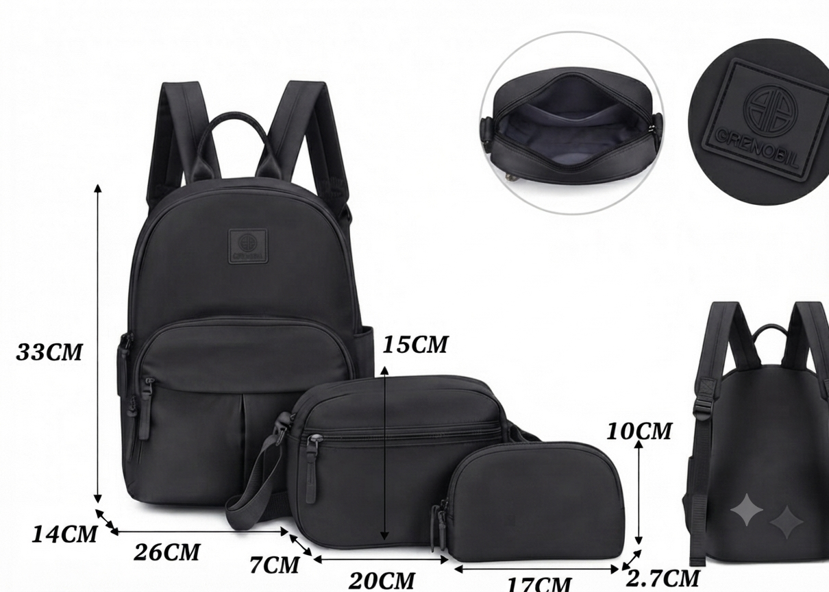 COMBO MOCHILA JUVENIL LISA 2154