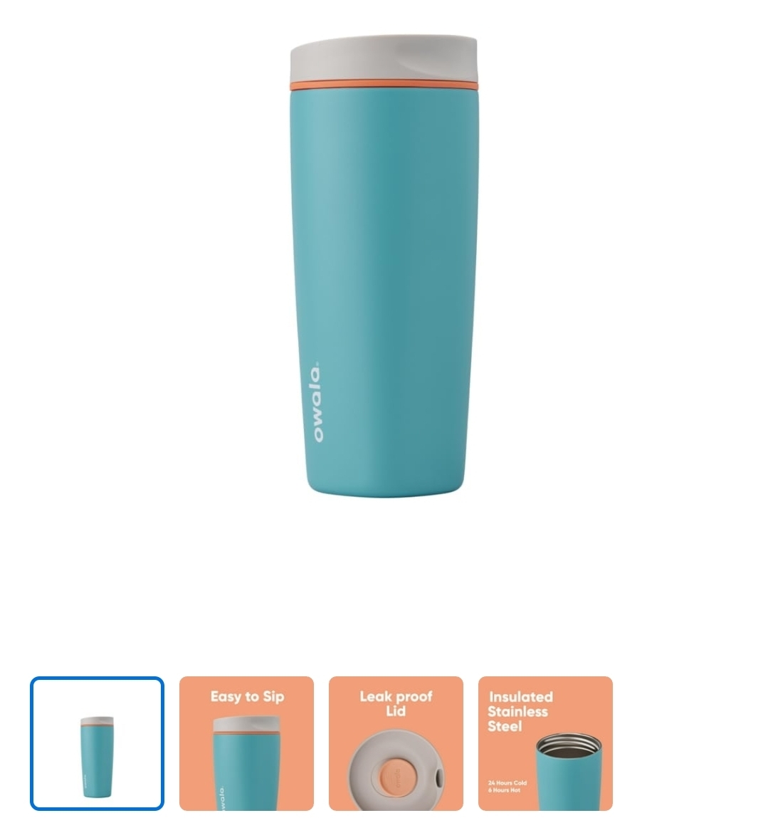 TERMO VASO OWALA 22 OZ CELESTE