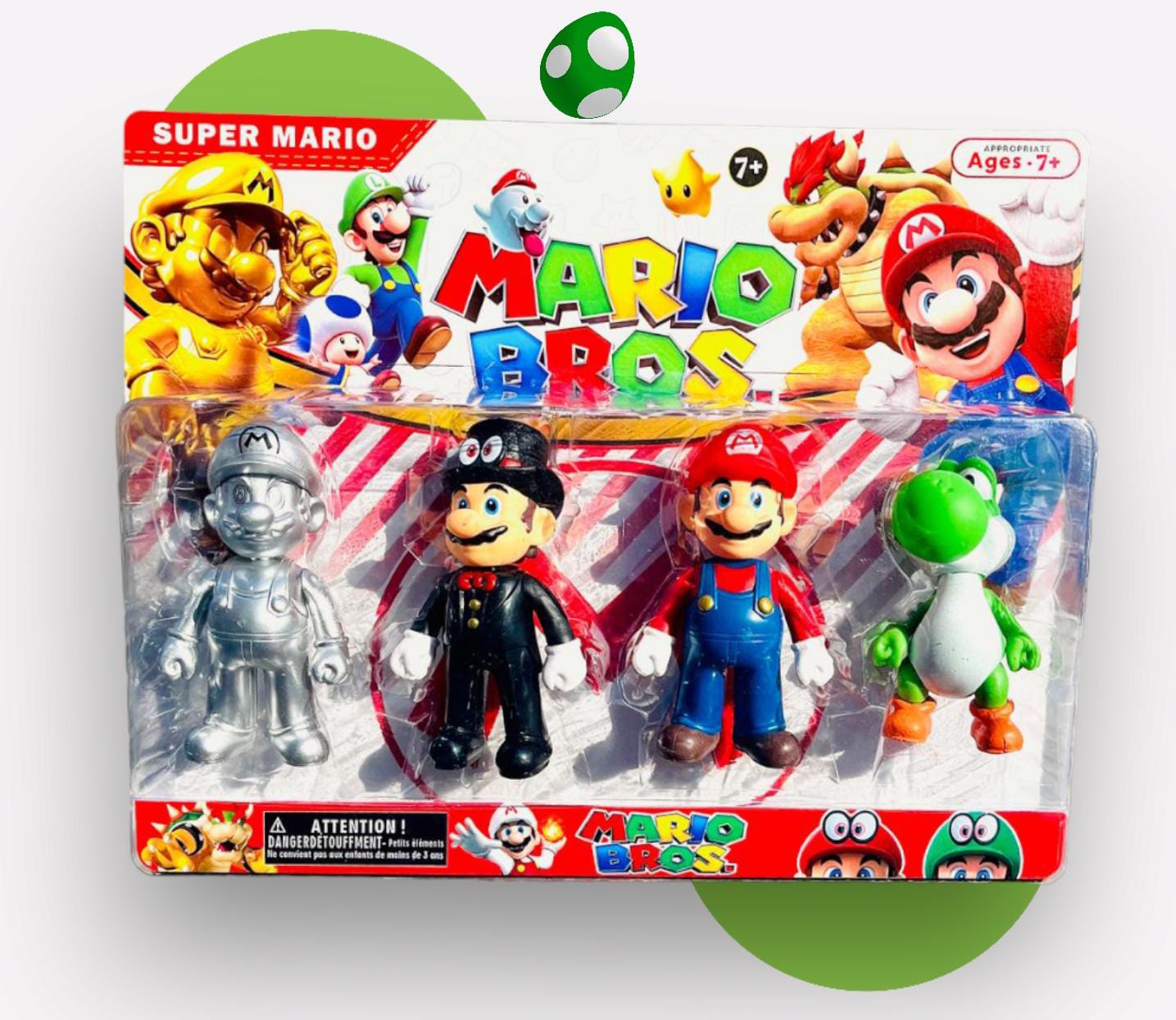 SET MUÑECOS MARIO BROS MOD.4 YOSHI
