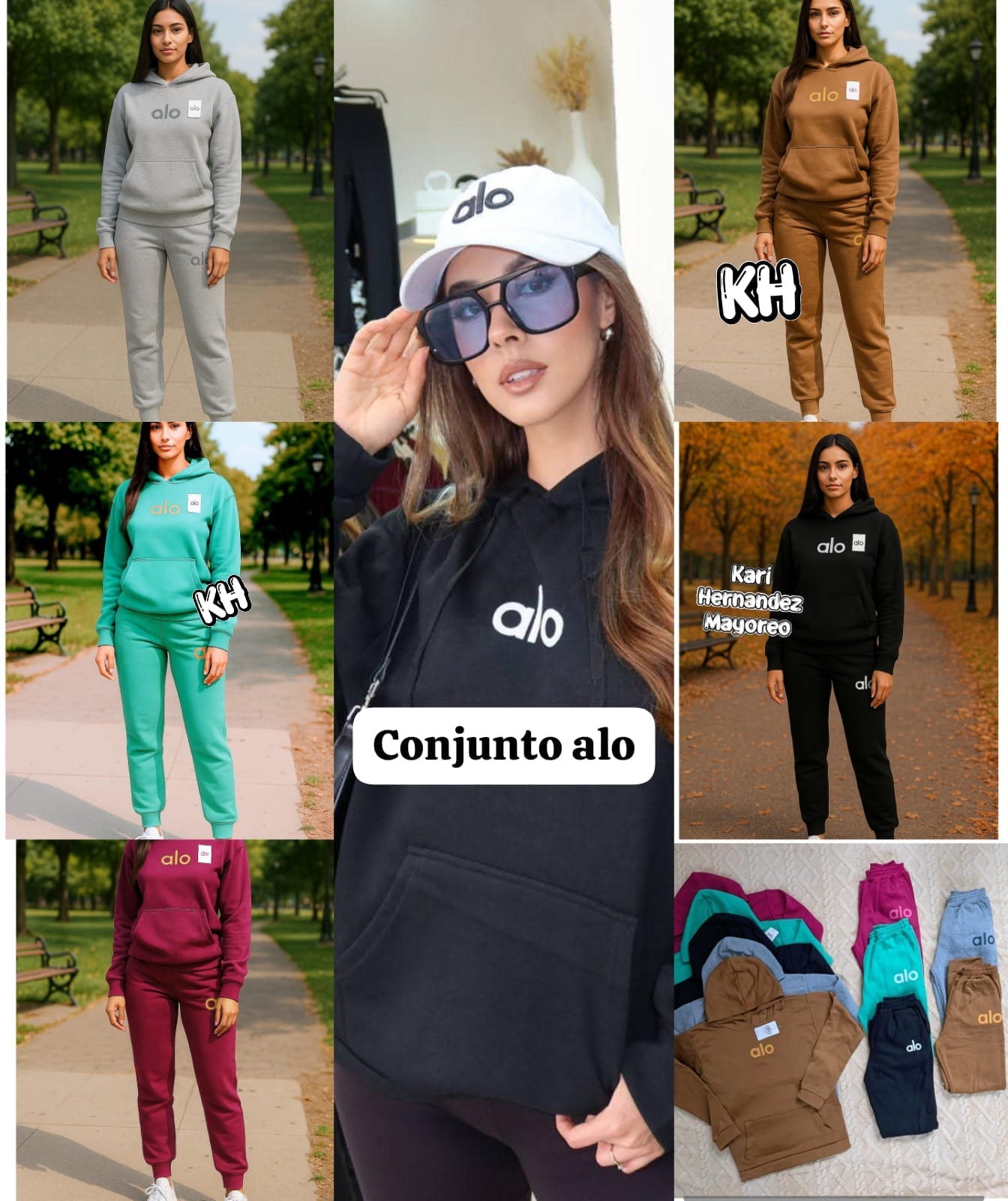 CONJUNTO PANTS ALO BOLSA SUDADERA