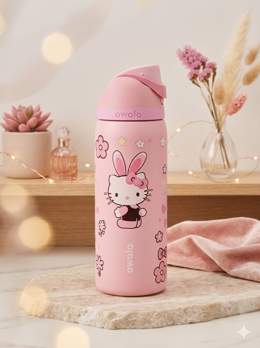 TERMO OWALA PERSONAJES 32OZ HELLO KITTY