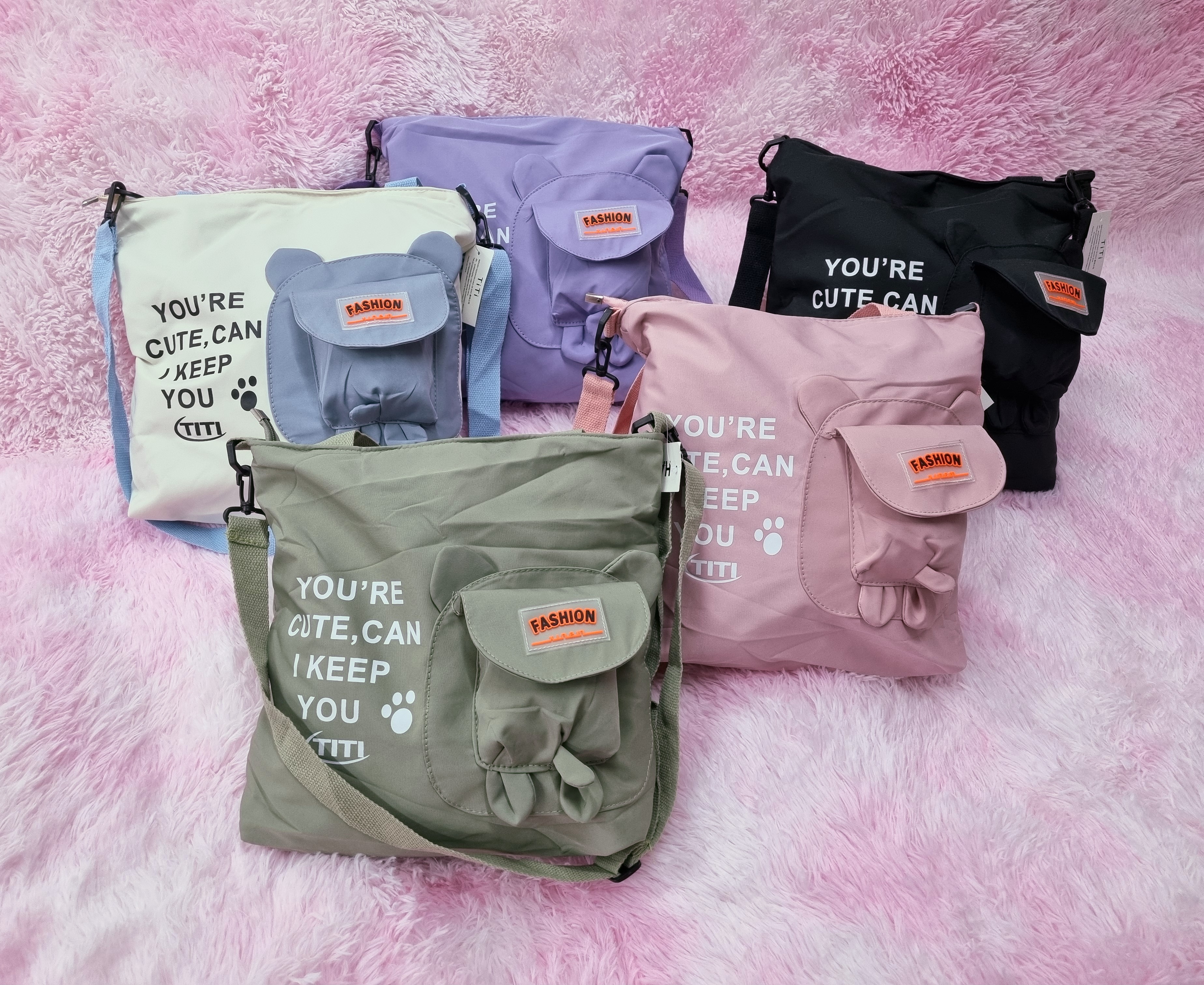 BOLSA CUTE ROSA