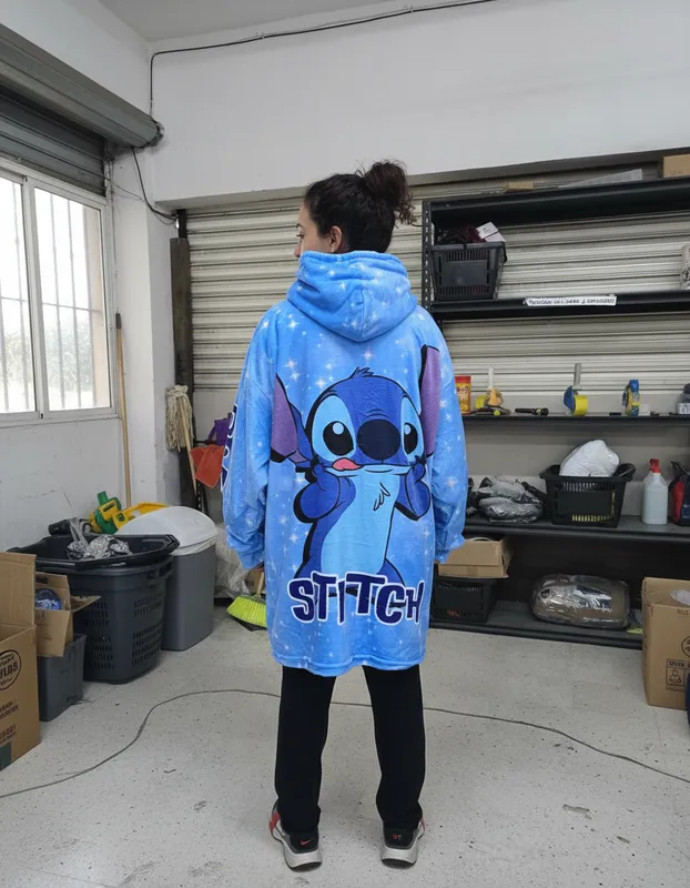 MAXI SUDADERA ADULTO STICH