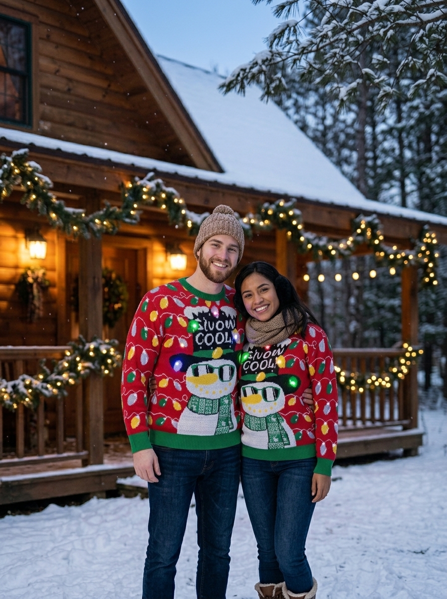SUETER NAVIDEÑO CON LUZ LED MOD.1 XL