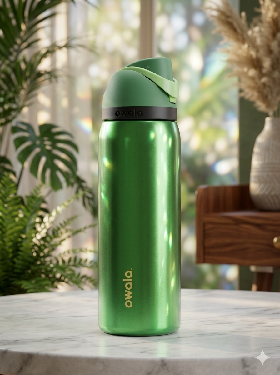 TERMO OWALA 32OZ METALICO VERDE