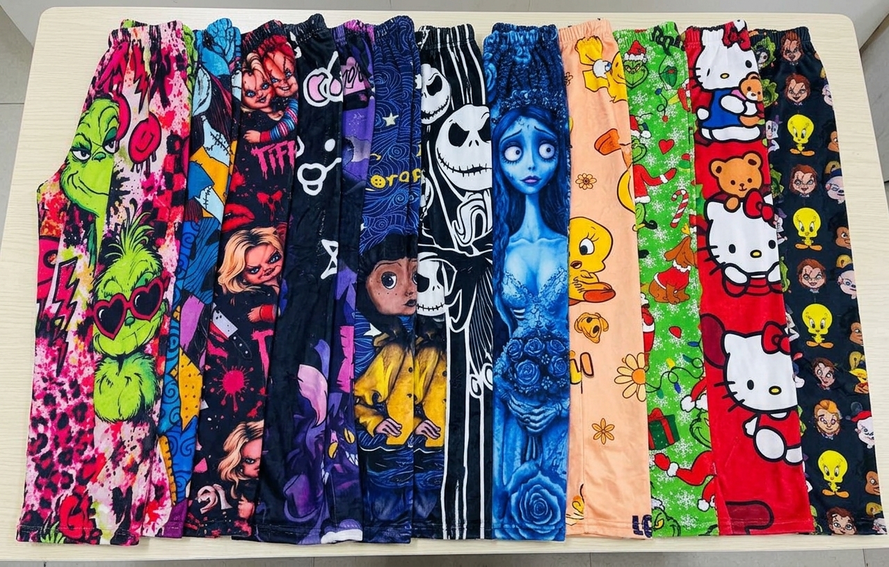 PANTALON PIJAMA PACK 12PZ SURTIDAS