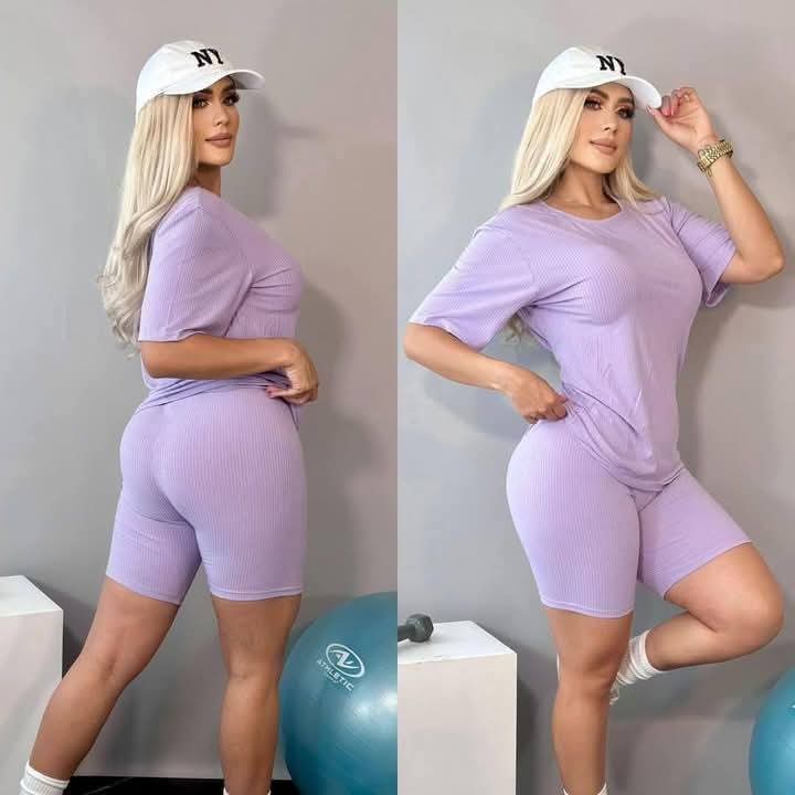 CONJUNTO SHORT BOMY LILA L