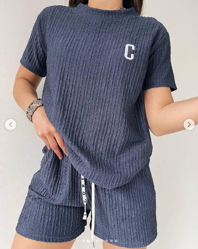 CONJUNTO C GRIS (SHORT)