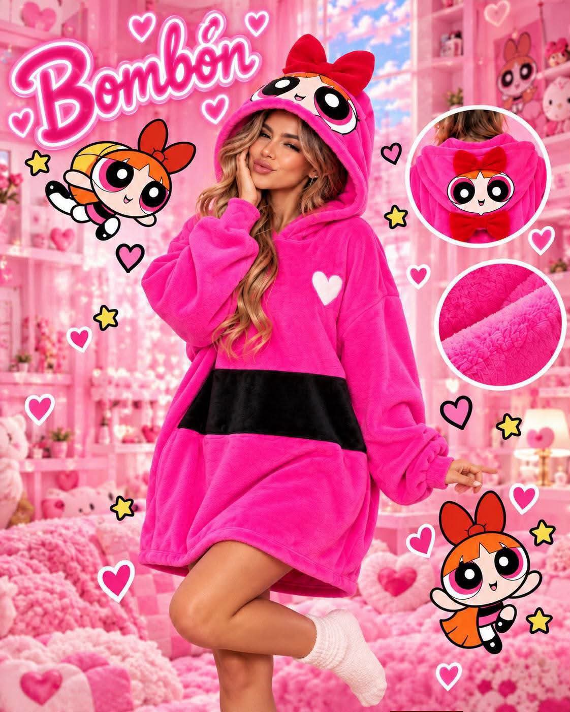 MAXI SUDADERA CHICAS SUPER P. BOMBON XL