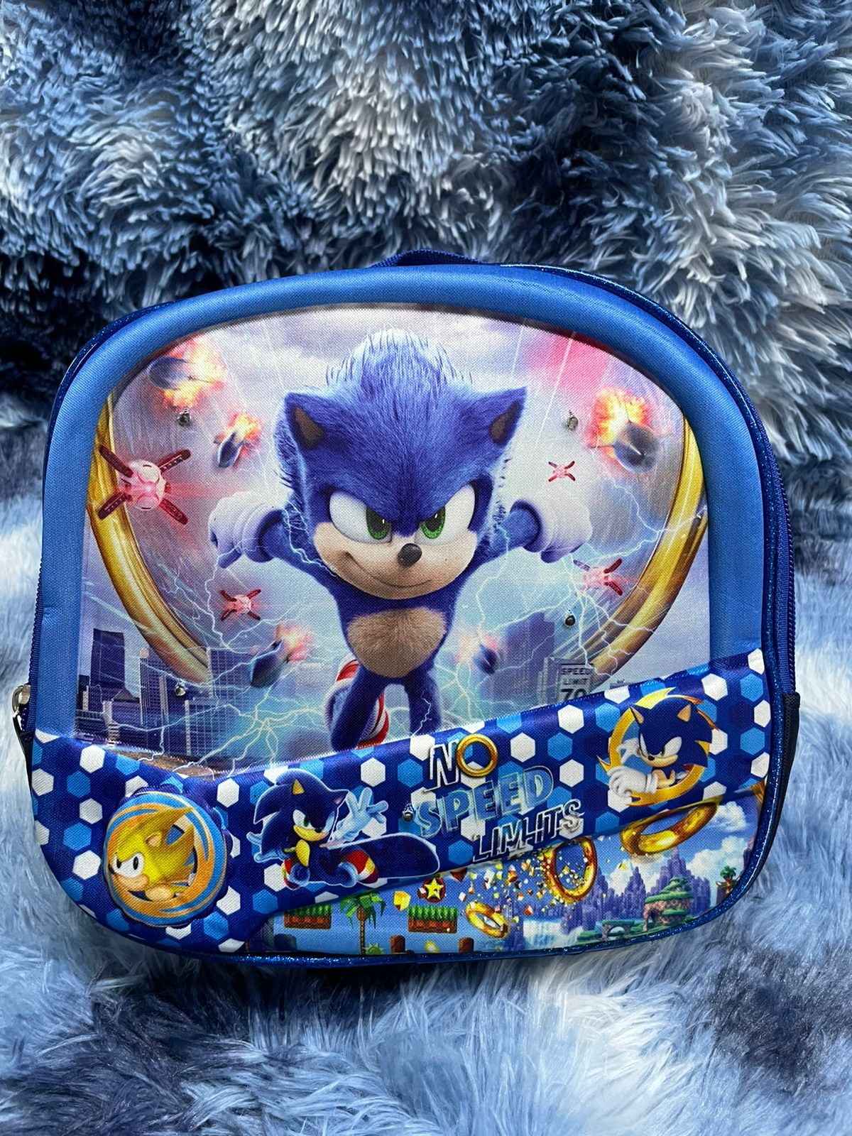 LONCHERA TERMICA LED PERSONAJES SONIC MODELO 1