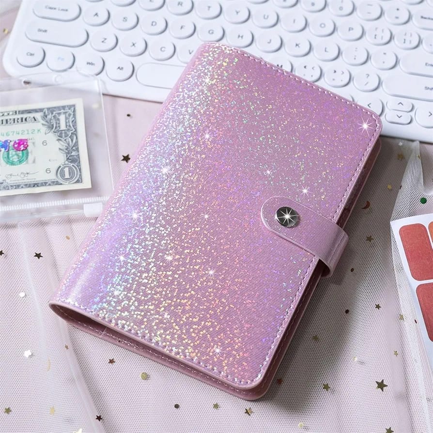 ORGANIGASTOS GLITTER ROSA