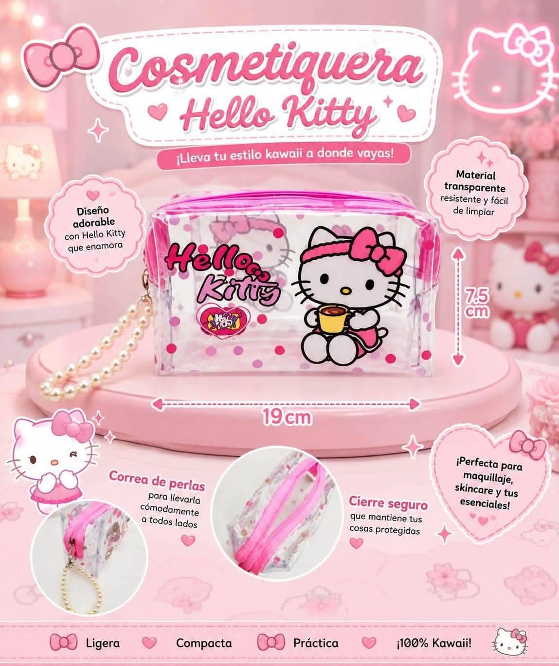 LAPICERA COSMETIQUERA HELLO KITTY