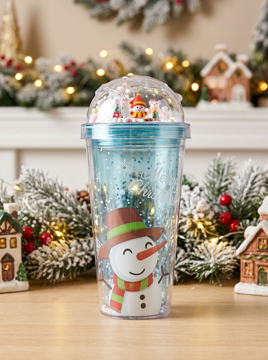 VASO NAVIDEÑO DE HIDROGEL AL AZAR