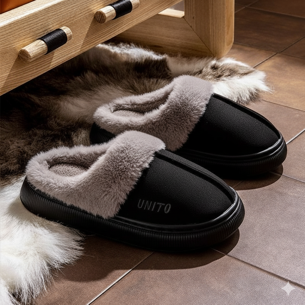 PANTUFLA UNITO INDIVIDUAL NEGRO 24-24.5 (38-39)