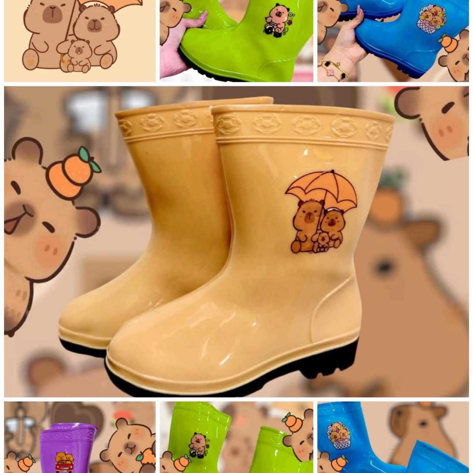 BOTA PARA LLUVIA CAPIBARA TALLA 32 (16.5 - 17)