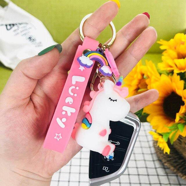 LLAVERO UNICORNIO BLANCO