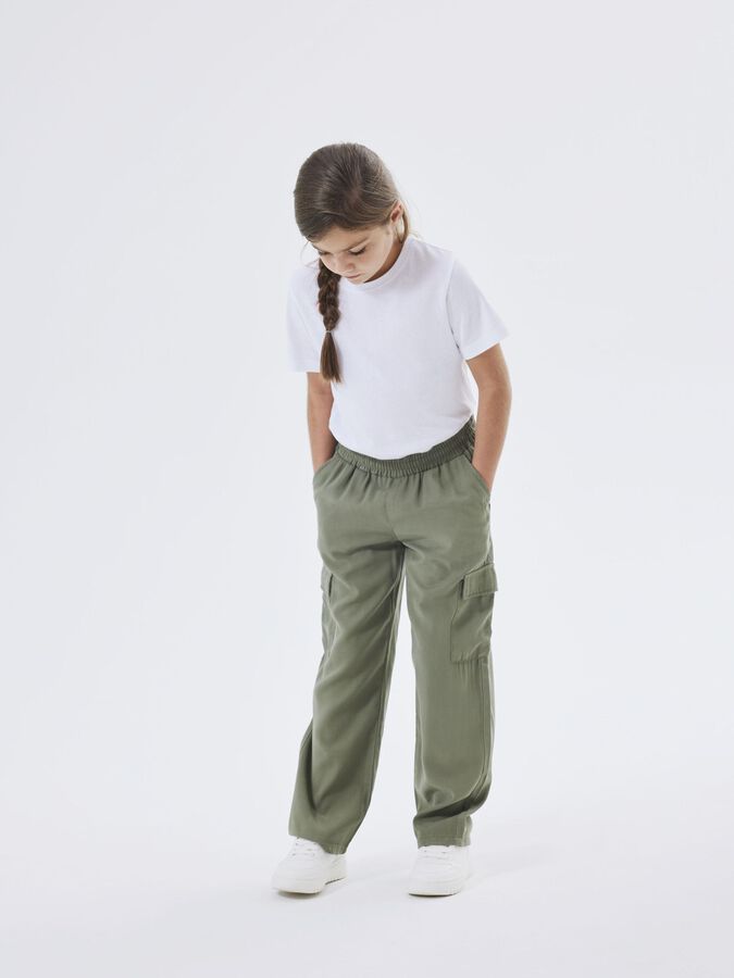 PANTALON TIPO CARGO NIÑA VERDE L/XL
