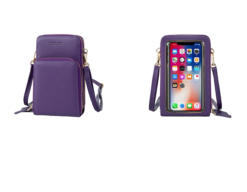 BOLSA PARA CELULAR CROSS BODY MORADA