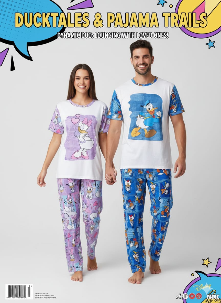 DUO PIJAMAS PAREJAS PATO DONALD BRUSH