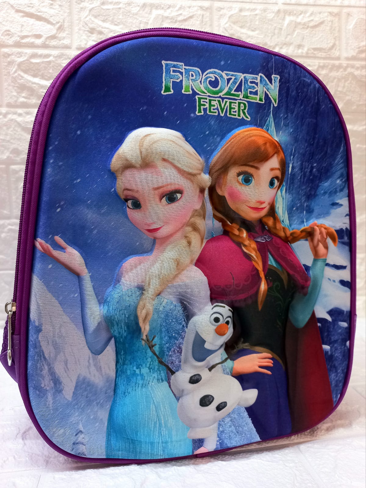 MOCHILA 3D ESCOLAR INFANTIL FROZEN