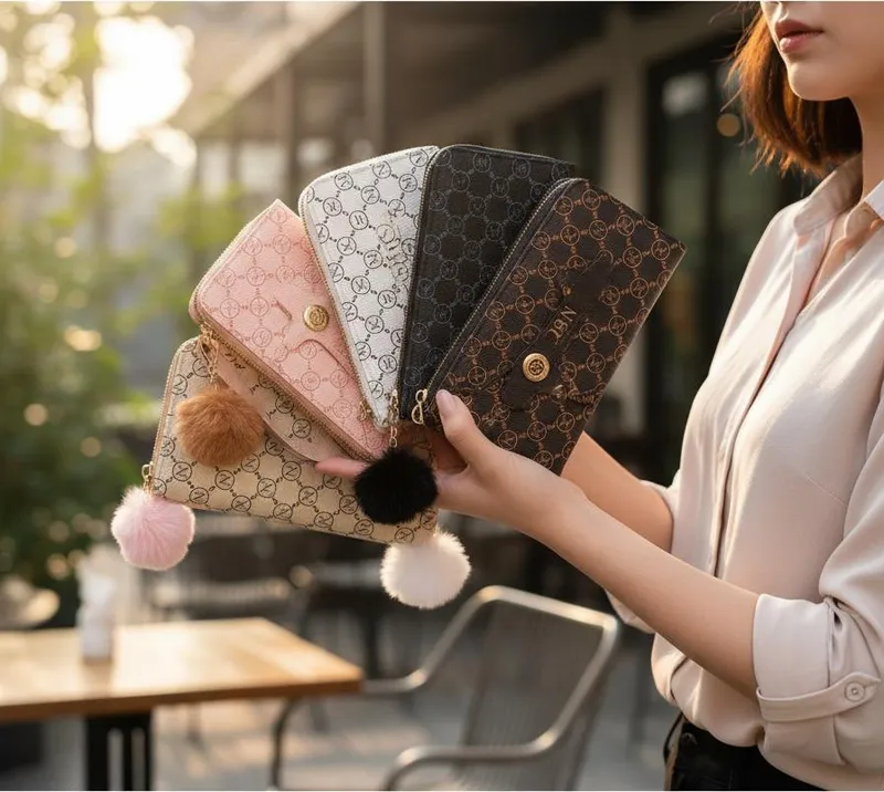 DOCENA CARTERA TIPO LOUIS V LOVE
