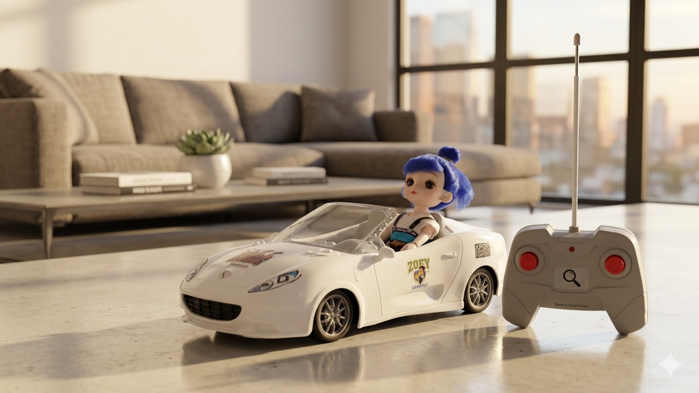 CARRITO GUERRERAS KPOP CONTROL REMOTO ZOEY