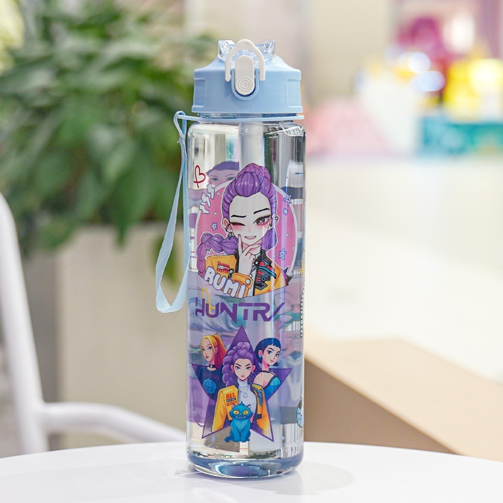 BOTELLA GUERRERAS KPOP CELESTE