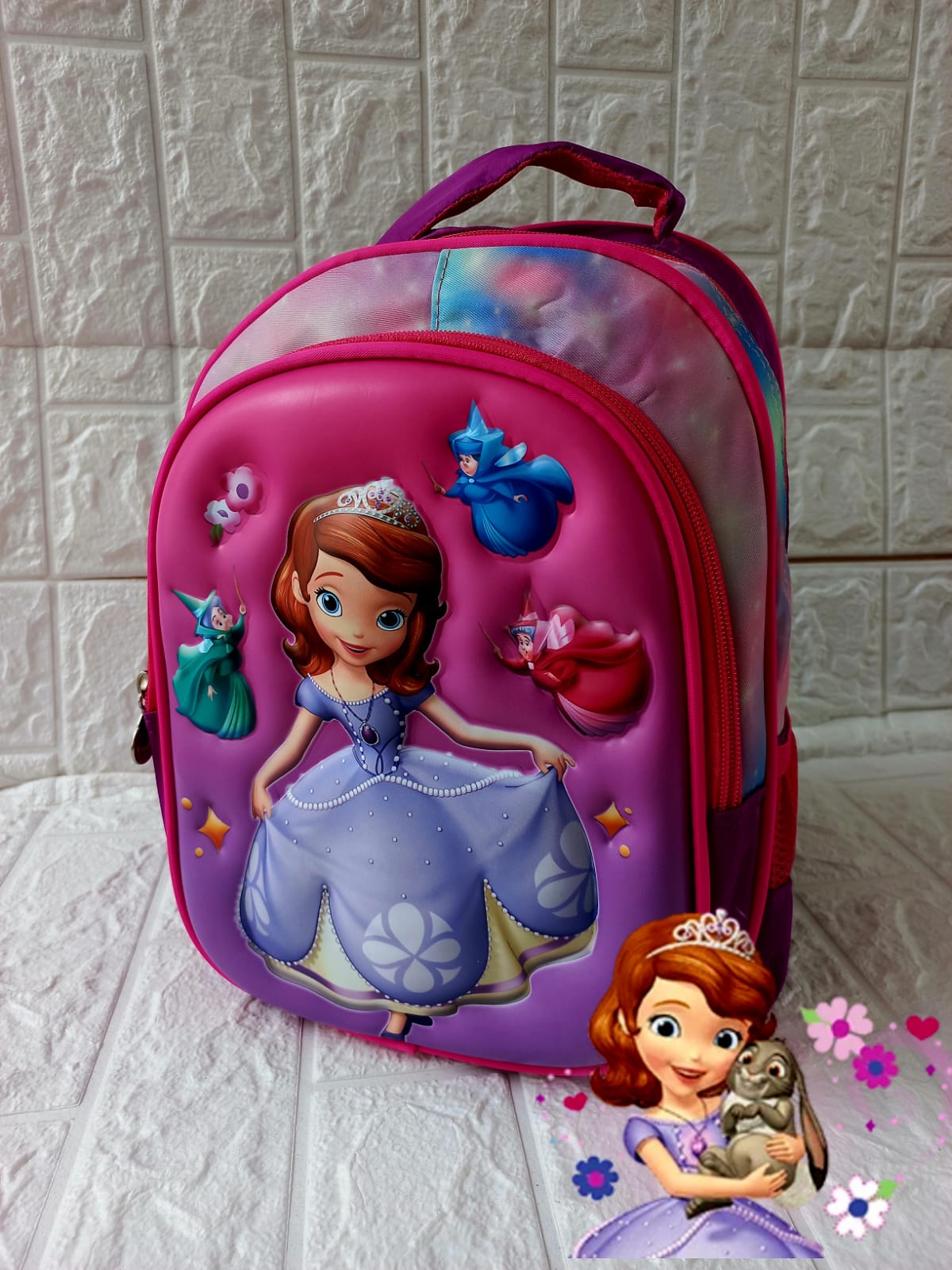 MOCHILA PRESCOLAR PERSONAJES PRINCESA SOFIA
