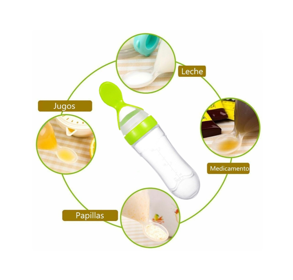 CUCHARA PORTA ALIMENTO PARA BEBE