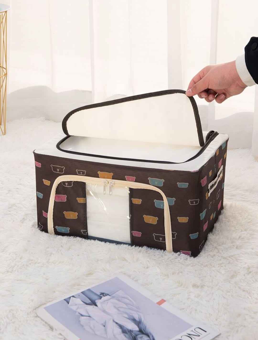 CAJA DE ALMACENAMIENTO PARA BLANCOS OSOS
