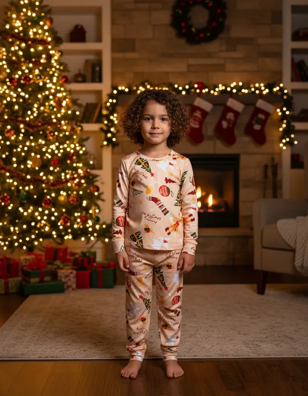 PIJAMA NAVIDEÑA INFANTIL