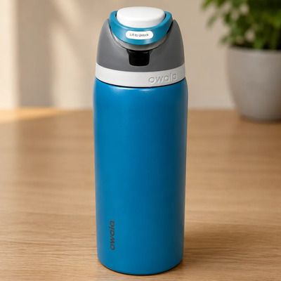 TERMO LISO OWALA 32OZ (945ML) AZUL MARINO/GRIS
