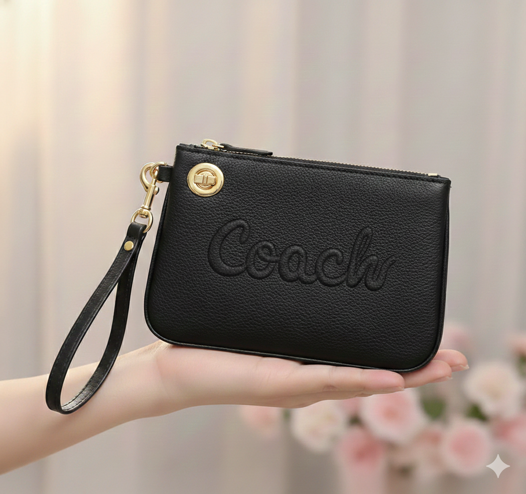 BOLSA MONEDERO COACH BLACK-CX