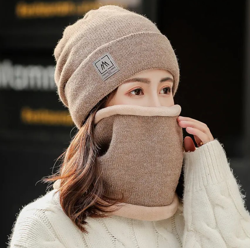GORRO CON BUFANDA FASHION CAFE