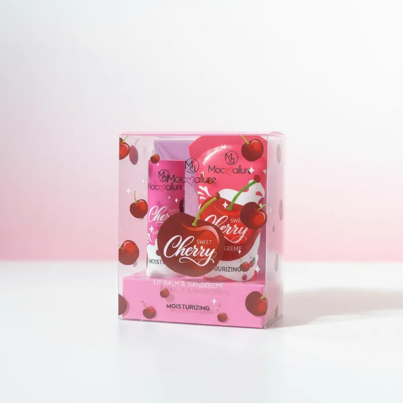 1 KIT DE LABIAL Y CREMA DE CEREZA