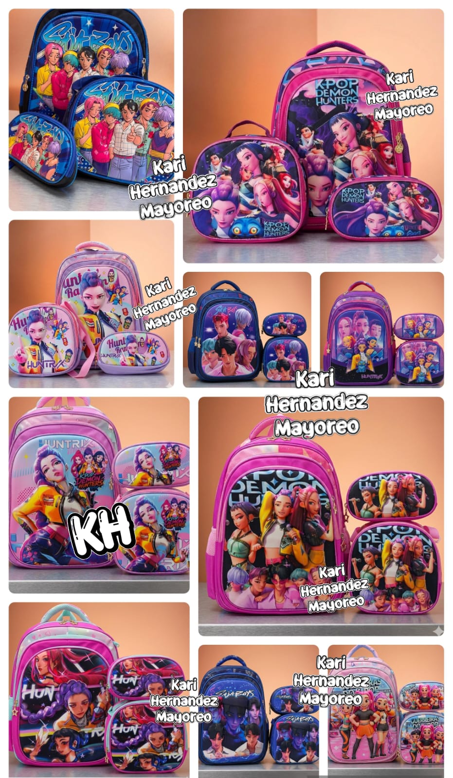 COMBO MOCHILA SORPRESA GUERRERAS-SAJA BOYZ