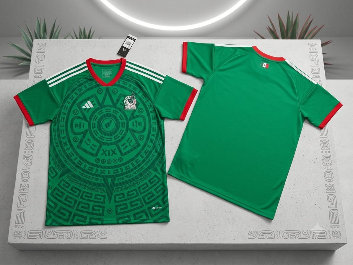 PLAYERA SELECCION MEXICANA ESPALDA LISA