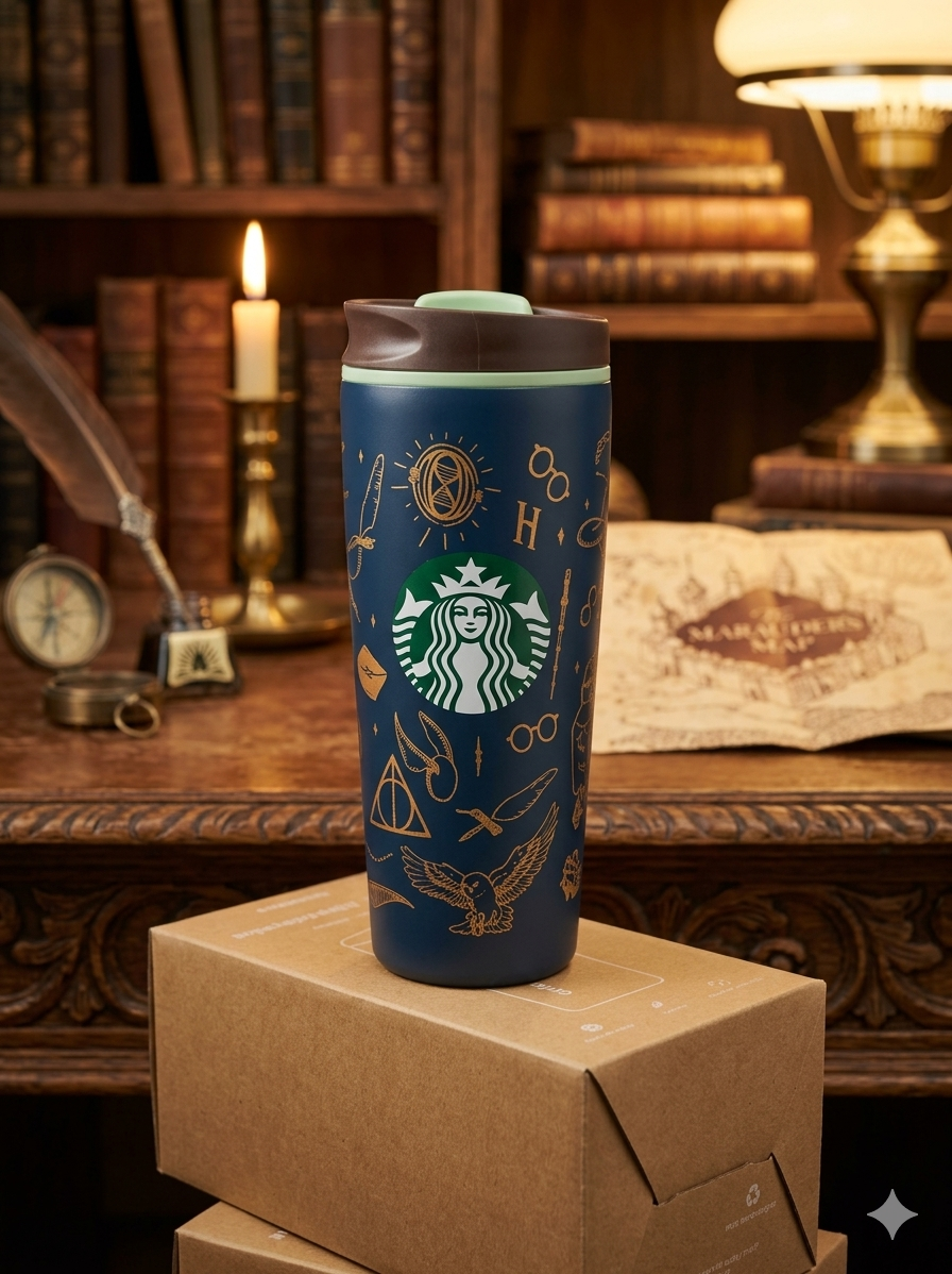 VASO CAFETERO SATRBUCKS 20OZ DISEÑOS AZUL MARINO