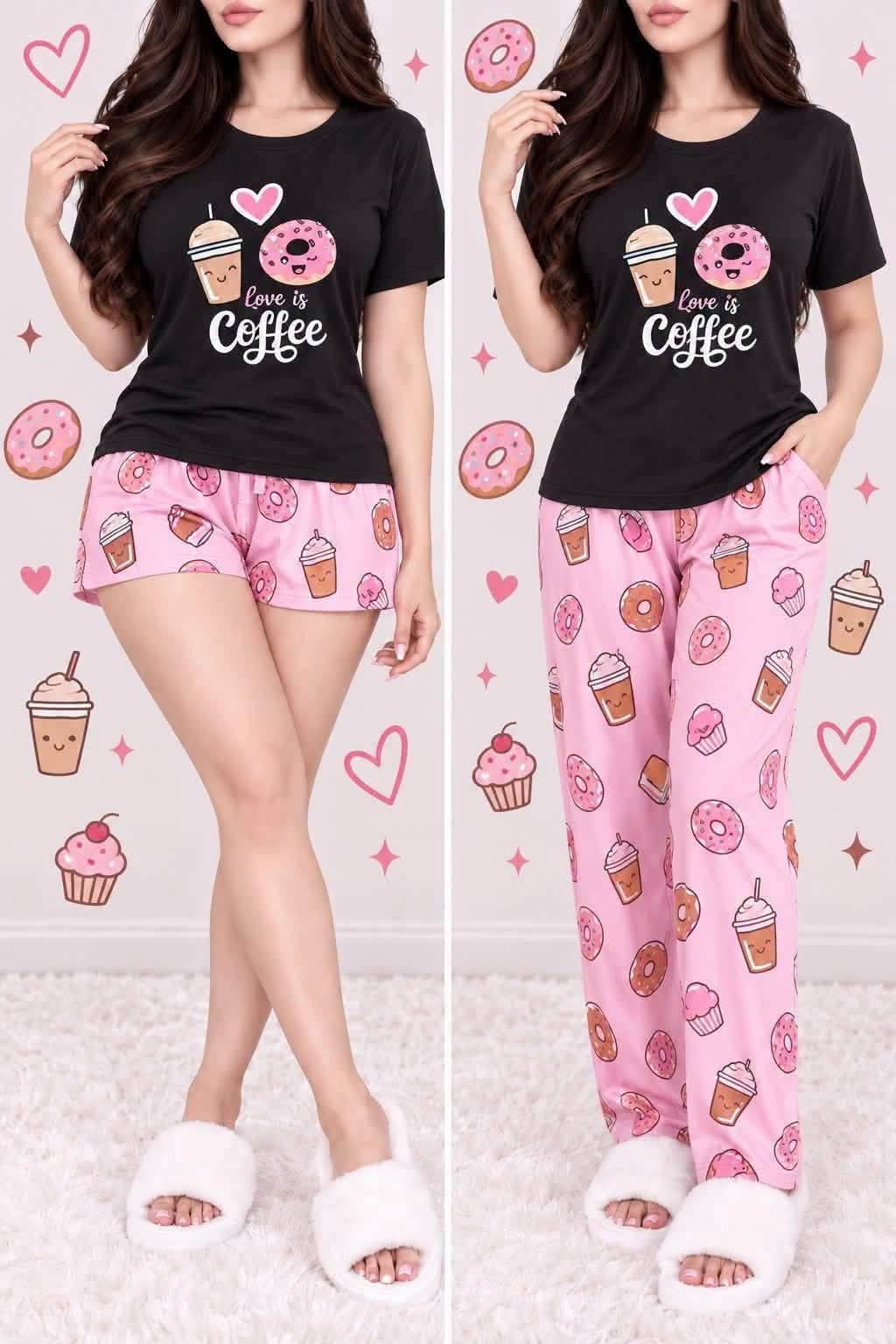 CONJUNTO PIJAMA 3PZ UNITALLA