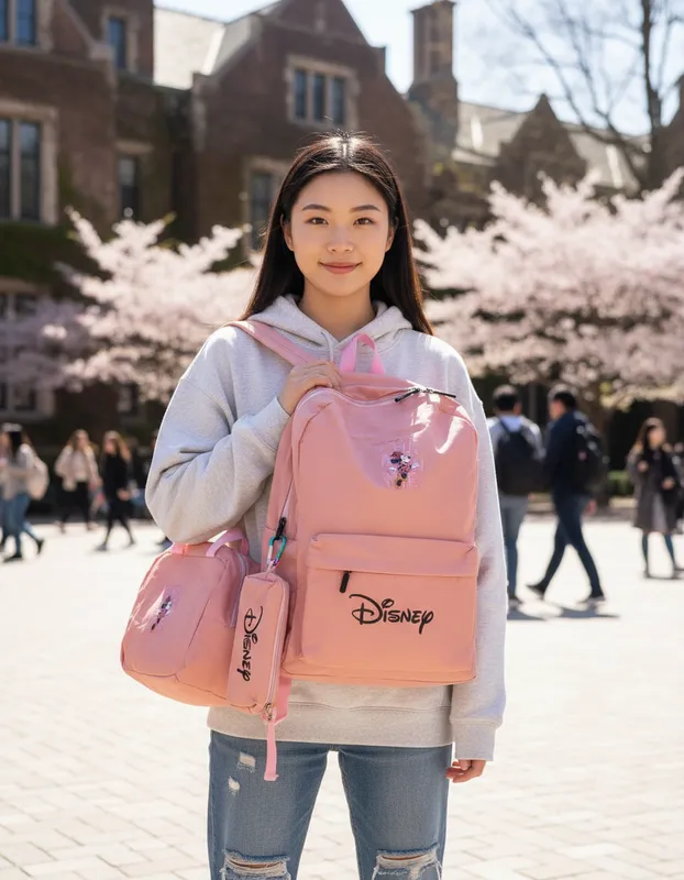 MOCHILA DISNEY LISA MINNIE ROSA