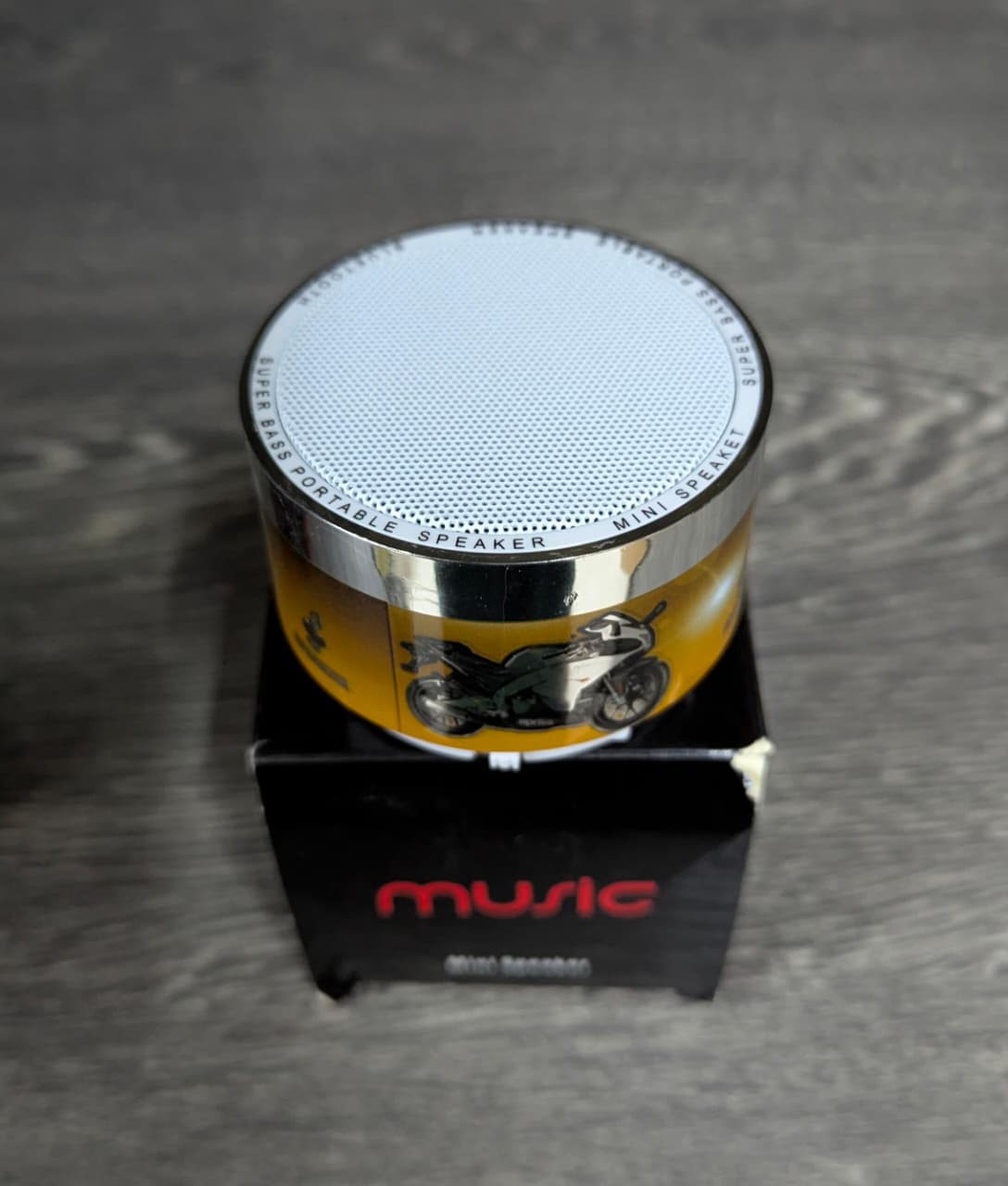 MINI BOCINA MUSIC AMARILLO