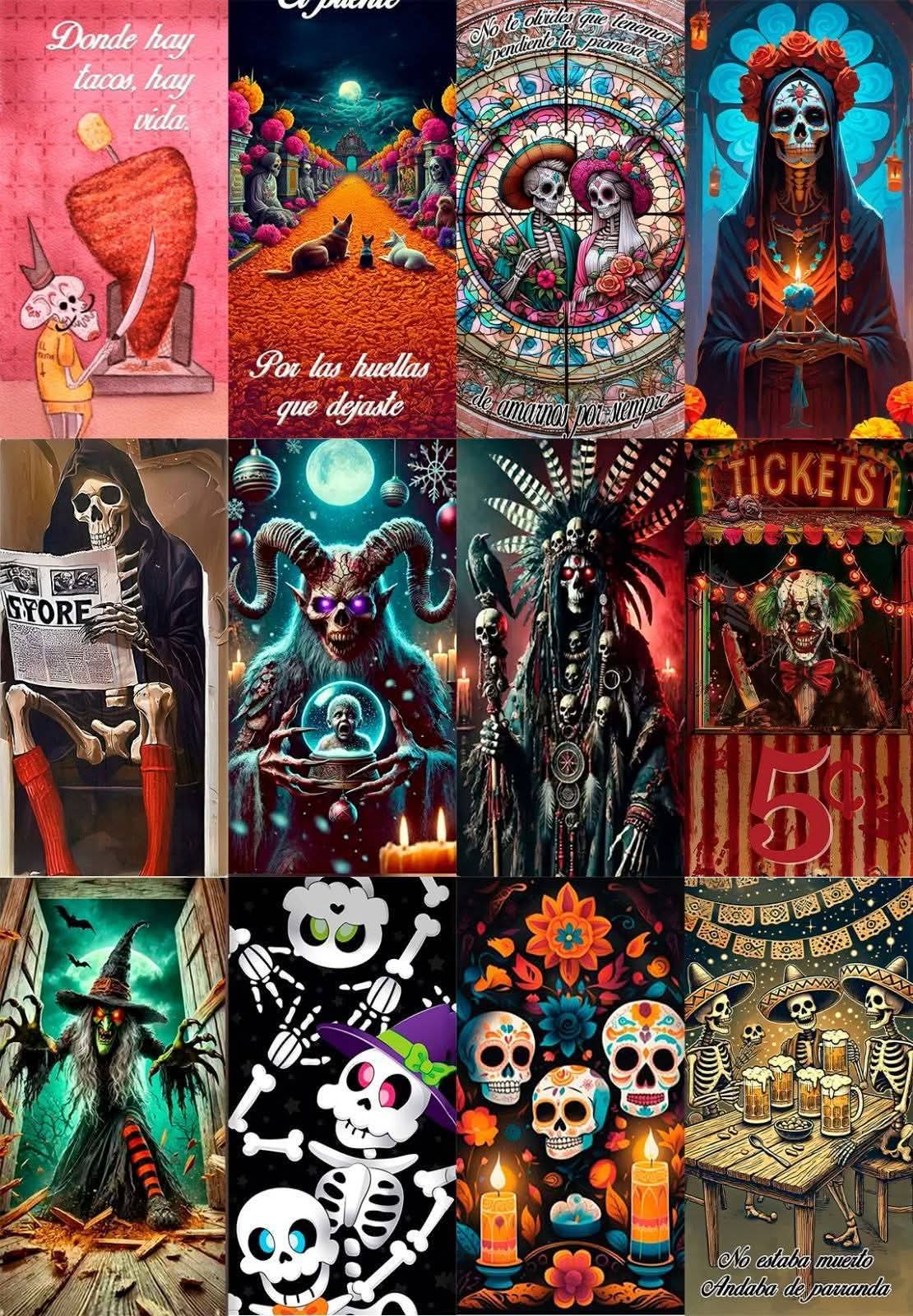 FUNDA CUBRE PUERTA HALLOWEEN CON ELASTICO
