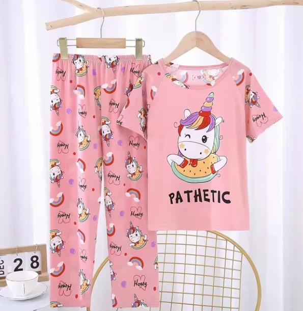 PIJAMA PERSONAJES PARA NIÑOS UNICORNIO TALLA 10