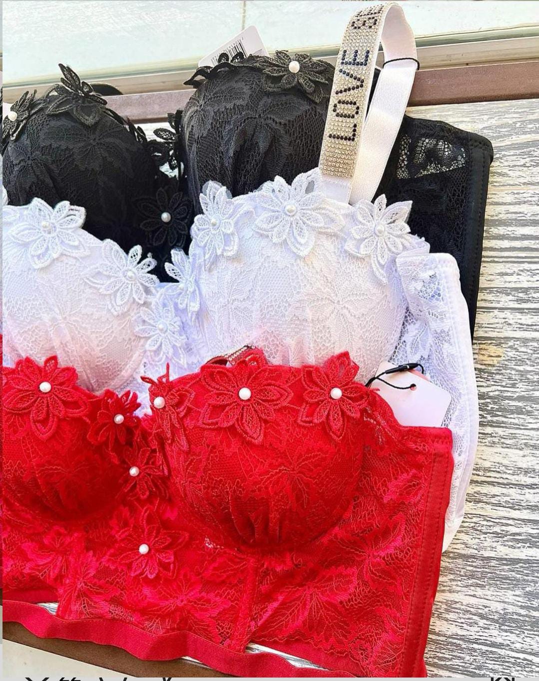 CORSET PERLAS 615 BLANCO L