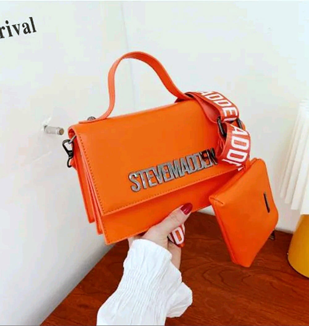 BOLSA STEVE MADDEN CHICA ANARANJADO