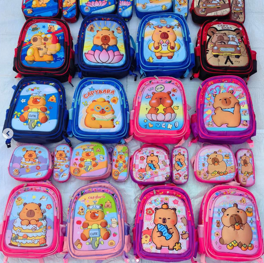 MOCHILA COMBO CAPIBARA CON LUZ