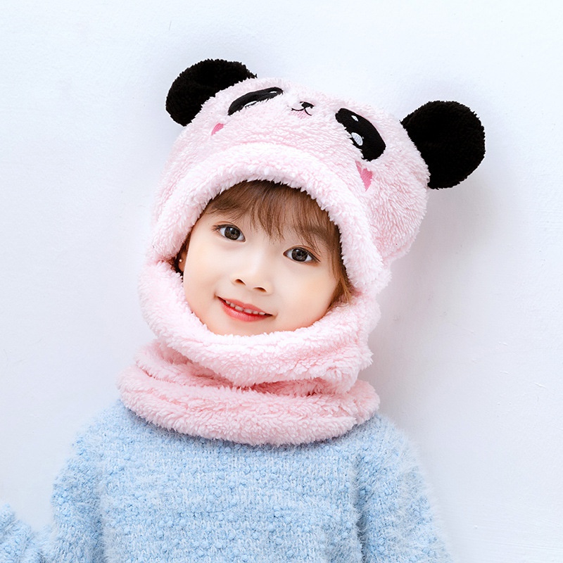 GORRO DE PANDA ROSA