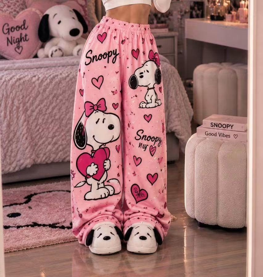 PIJAMA PANTS PERSONAJES SNOOPY/ROSA