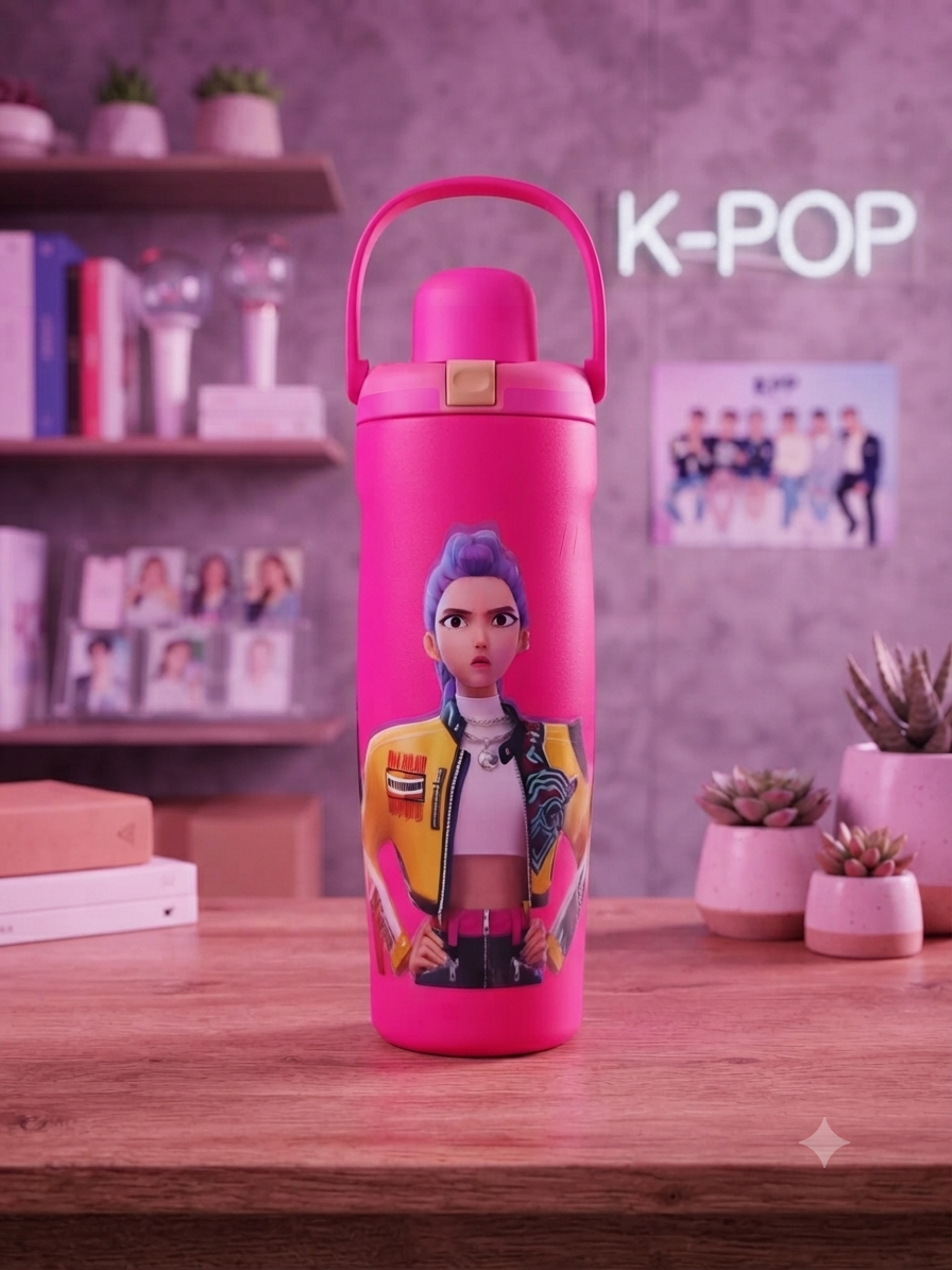 TERMO OWALA 32 OZ (1000ML) GUERRERAS KPOP FUCSIA