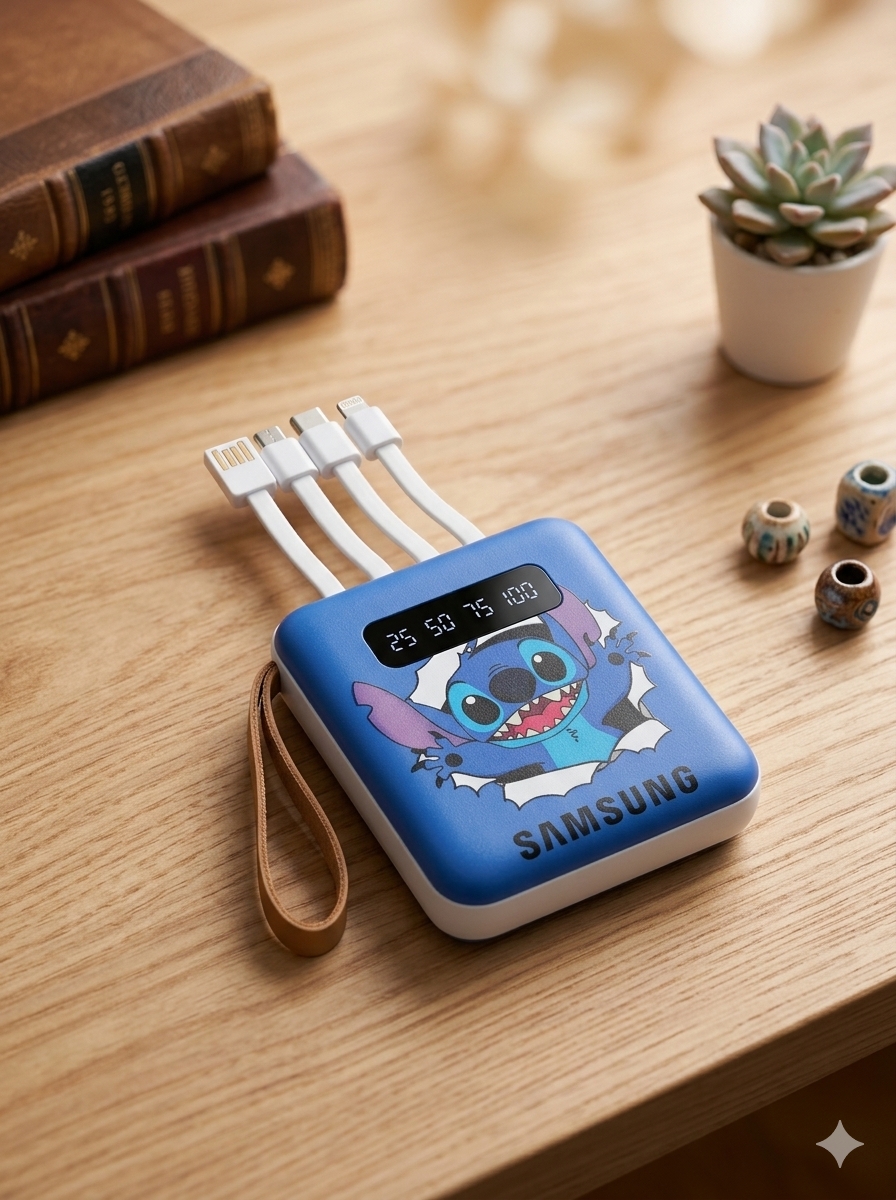 CARGADOR PORTATIL STITCH
